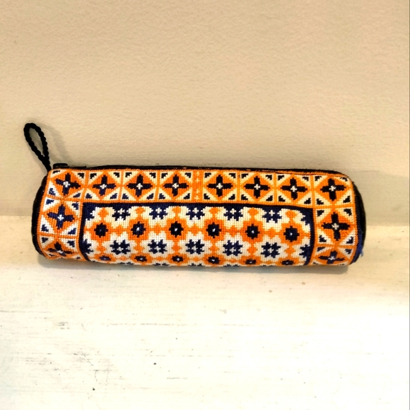 Vintage Accessories - Vintage Pakastani hand stitched pencil case / cosmetic bag